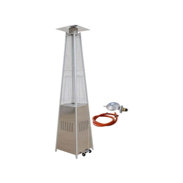 Stainless Steel Patio Gas Flame Pyramid Heater HZ-17D