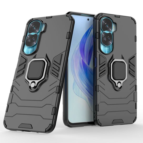 Phone Case compatible with Honor 90 Lite Shockproof Bumper with Holder