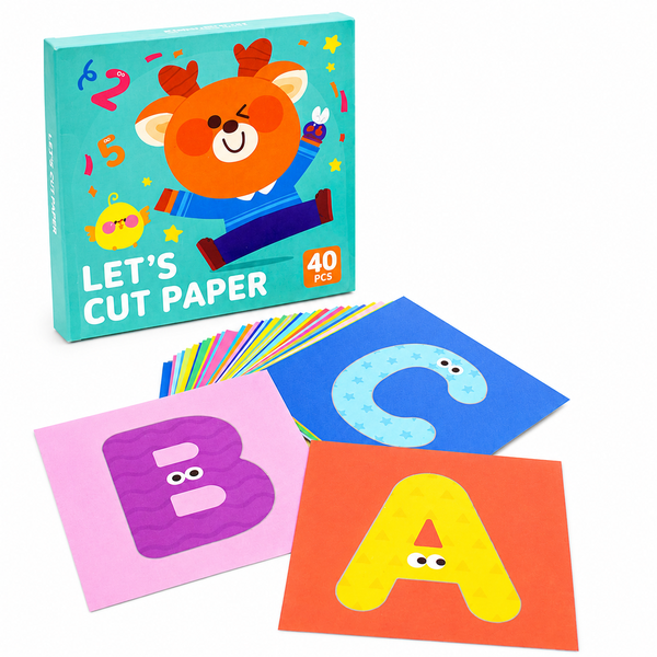 Let's Cut Paper Activity Book for Kids - Preschool Scissor Skills
