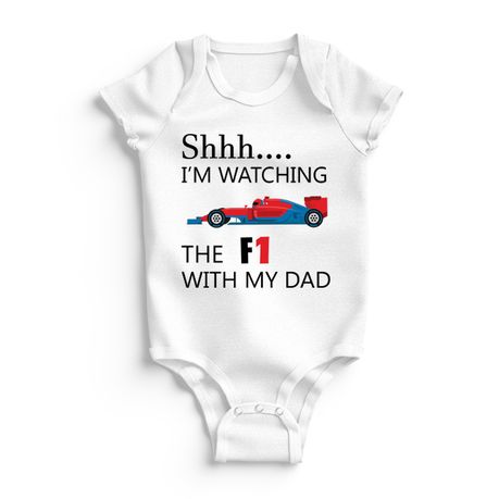 Racing store baby grow