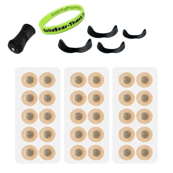 30 Day Magnetic Nose Strips for Snoring &amp; Oxygen Boost + Wristband