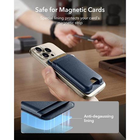 Thin Magsafe Wallet WALLFID Magsafe Wallet Leather Compatible With