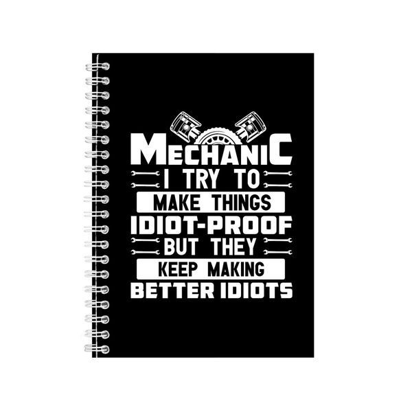 Mechanic Notebook Gift Idea Writing Book Notepad Pad 33