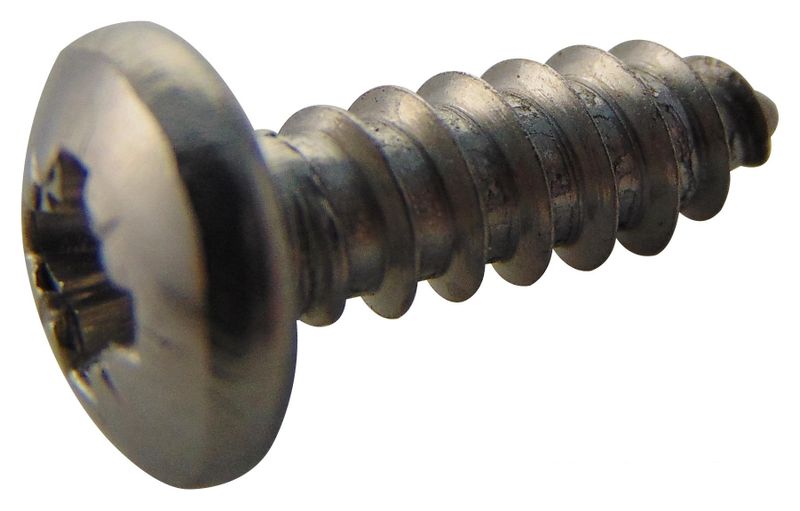 TR Fastenings (N80.500 PRSTABB100-) Screw, Self-Tapping, No.8, 12.7 mm