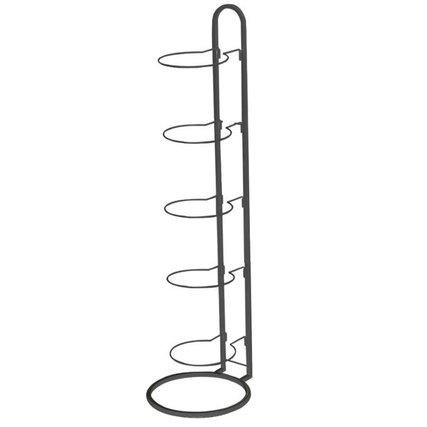 Sport Five Layers Vertical Metal Basketball Storage Rack - 115cm