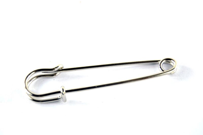 Investify Traditional Shawl and Blanket Safety Pin 6.5cm Pack of 10