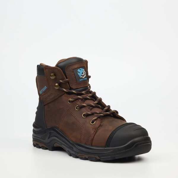 Grittgear Flint Crazy Horse Brown Safety Boot