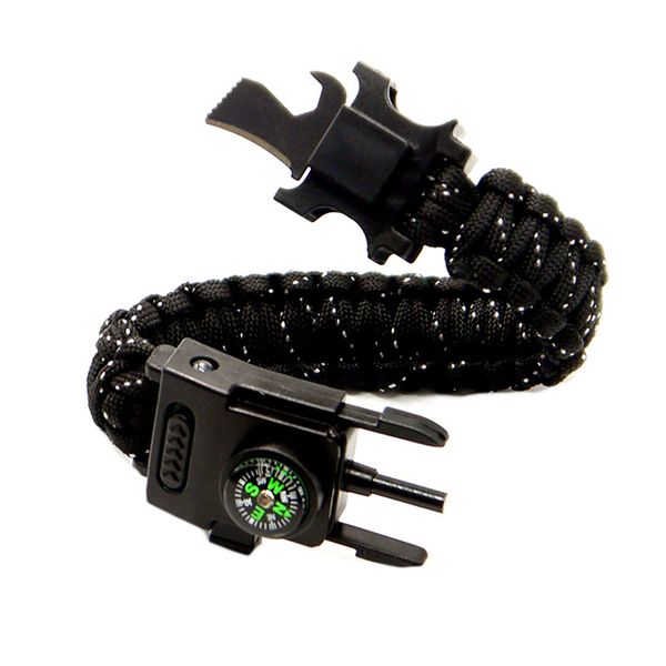 8-in-1 Survival Paracord Bracelet - Essential Outdoor Gear