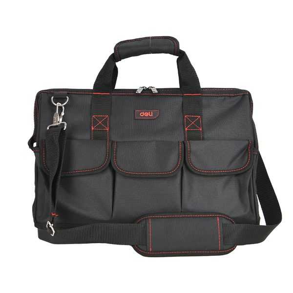 Deli 17" Tool Bag 18-Pocket 600D Oxford Heavy-Duty Water-Resistant Storage