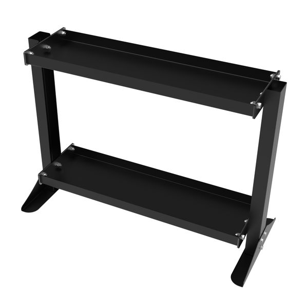 010Fitness 2-Tier Kettlebell Heavy Duty Steel Storage Rack