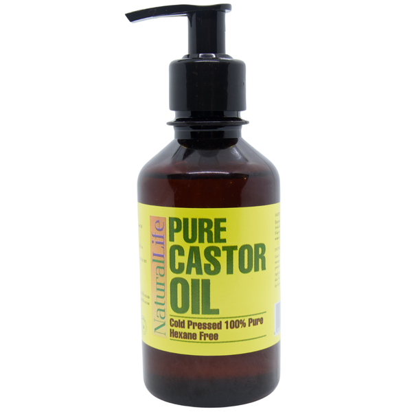 Natural Life Castor Oil 200ml - Best Travel-Friendly Plastic Bottle
