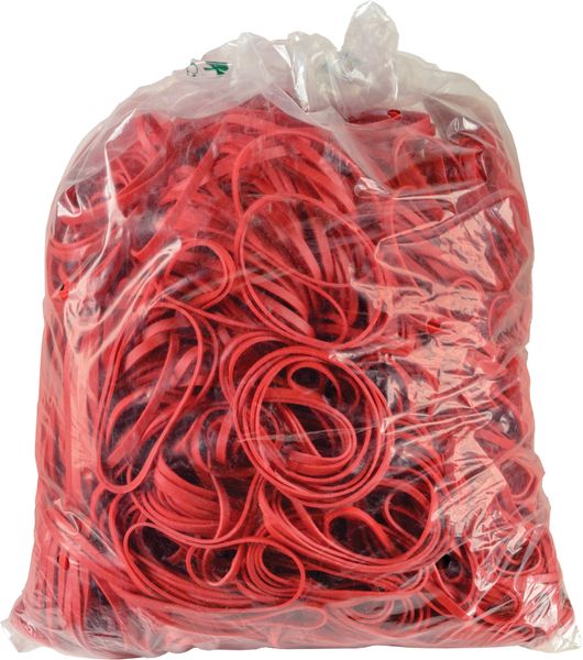 Bulk 1Kg Rubber Bands Size 16 Red