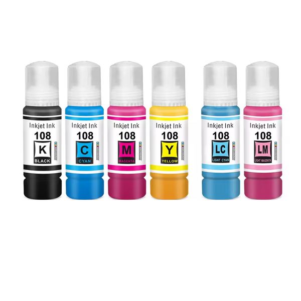 INKWAREHOUSE EPSON 108 /T108 Bottle ink Multipack