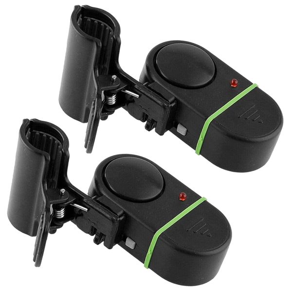 2 Piece Fishing Bite Alarm Electronic Fish Bite Strike Sound Alarm Bell Alert