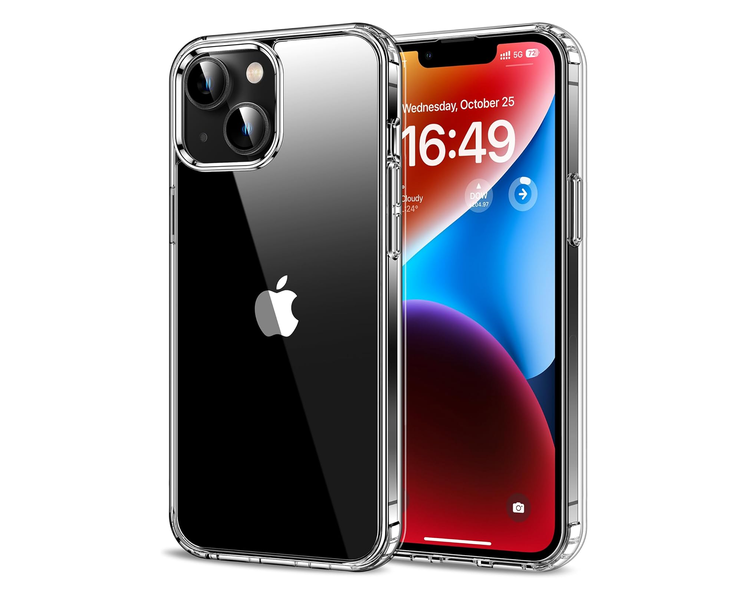 Clear Case Compatible with iPhone 14 Slim TPU Shockproof Cover