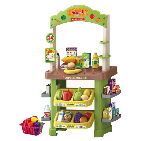 XL Market Shopping 52piece 85cm Supermarket Playset Toy - Toys for Toddlers
