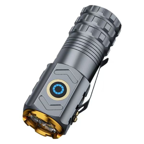 Hovertek-2000LM Super Bright Rechargeable Mini LED Torch with Magnetic Tail