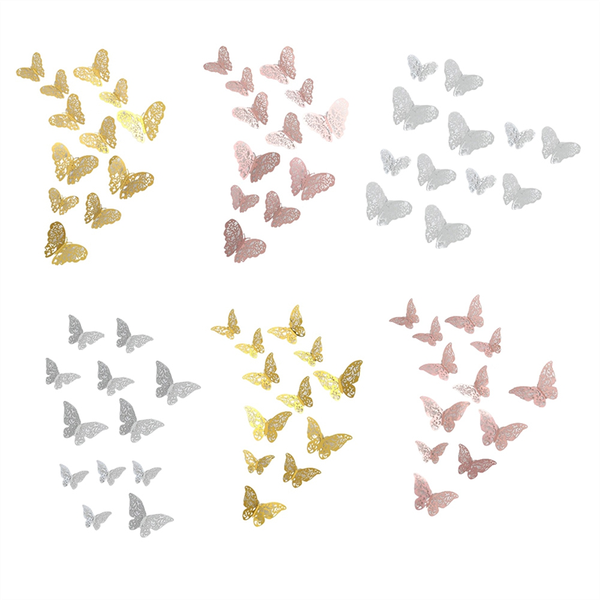 Butterfly Party Decor for Crafts- 72 Piece