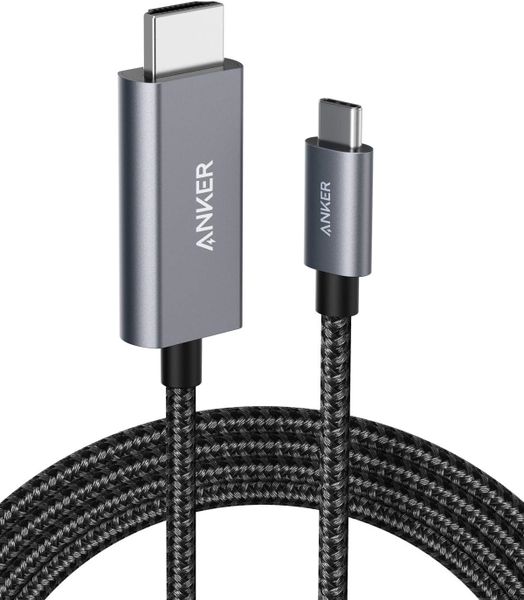 Anker 4K HDMI Cable 60Hz | Thunderbolt 3 USB-C to HDMI 1.8m Cable | Black