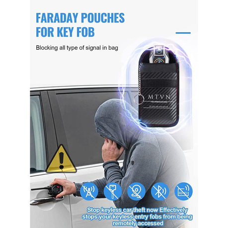 Keyless Go Protection Car Key Box, Car Key RFID Signal Blocker, RFID Radio  Car Key Key Cover, Remote Key Shielding, Protective Cover Key Bag, Car Key