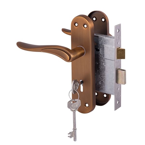 Yale Dolce Matte Coffee 3-Lever Lockset