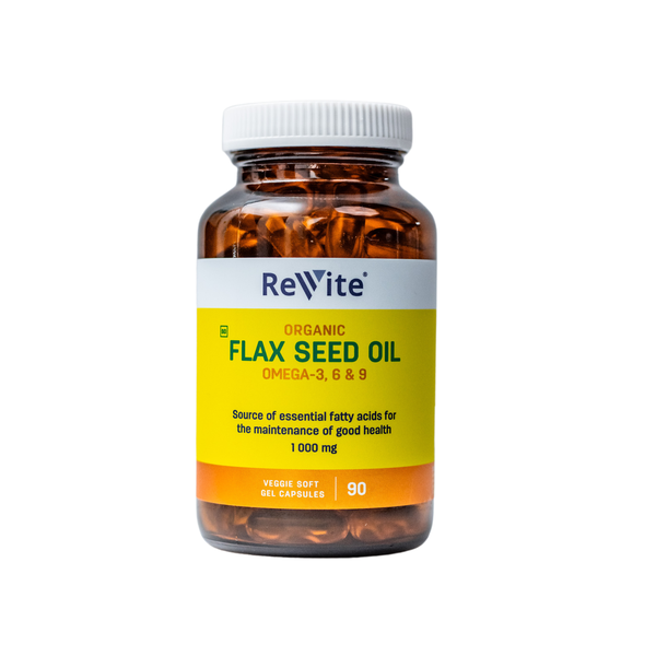 Revite Organo Flax 1000mg Vegicap Softgels - 90s