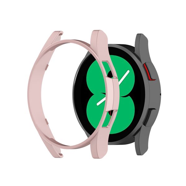 Case Frame Compatible With Samsung Galaxy Watch 4 (44mm) -Metal Pink