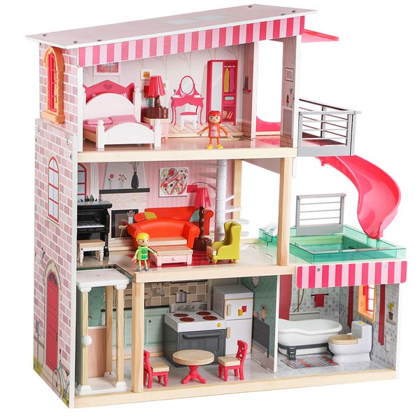 TopBright - Modern Doll House - Fully Furnished with Lights &amp; Sounds