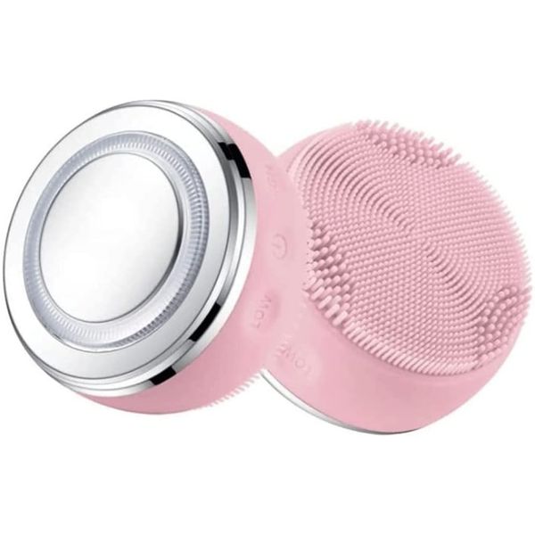 Facial Cleansing Brush, Soft Silicone, Waterproof Vibrating Face Brush Deep