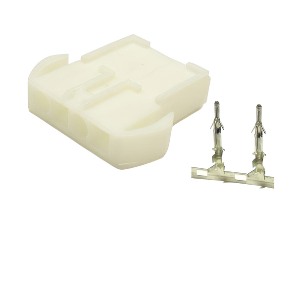 XY138-04M: 4.5mm 4-Way EL In-line Male Connector w/ Release-Lock