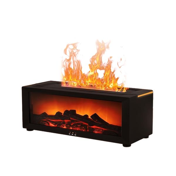 Fireplace Style Aromatherapy Diffuser Humidifier, Flame Effect