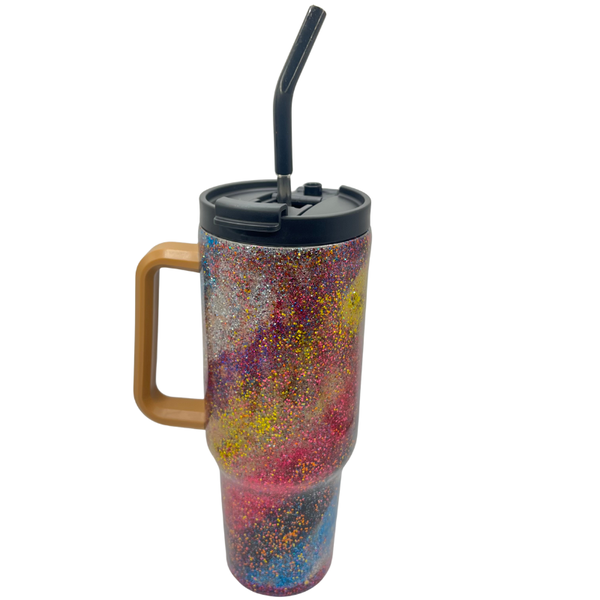 Handcrafted Stainless Steel Double Wall Vacuum Tumbler 1.18 Litres