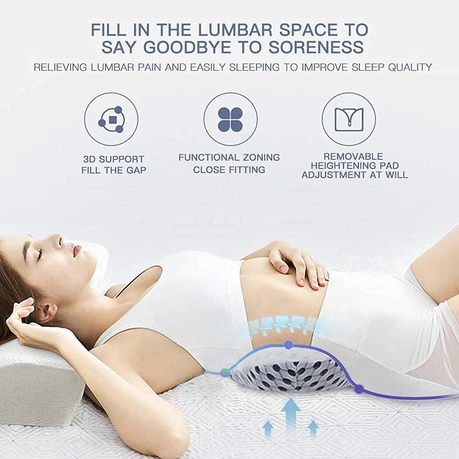 Waist Lumbar Sleeping Support Pillow Side Sleep Leg Pillow Shop Today. Get it Tomorrow takealot