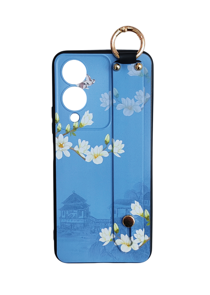 Beautiful Look Case Cover For Vivo Y17s With Holding Strap