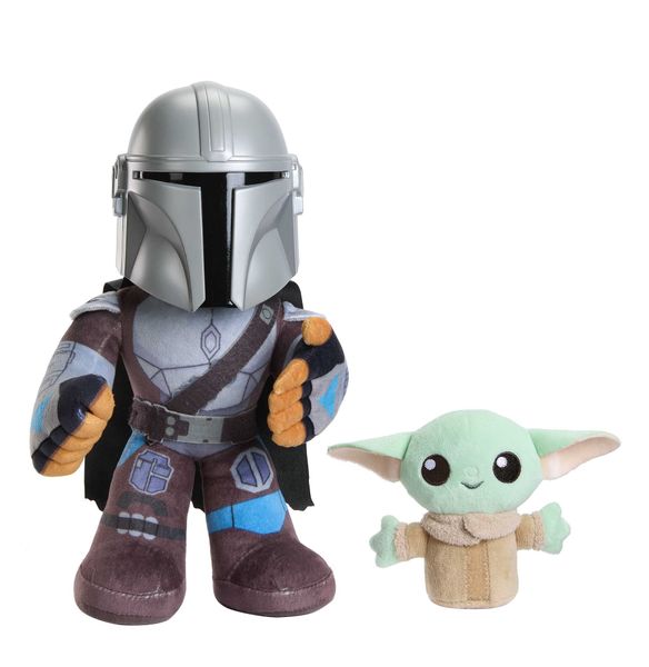 Star Wars Grogu The Mandalorian Clan Of Two Feature Plush Disney+