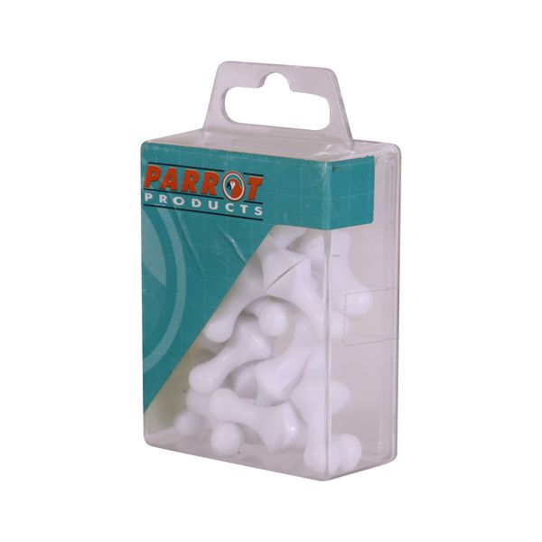 Magnet Map Pins (25 Box - Size:16mm - White) Pack of 6