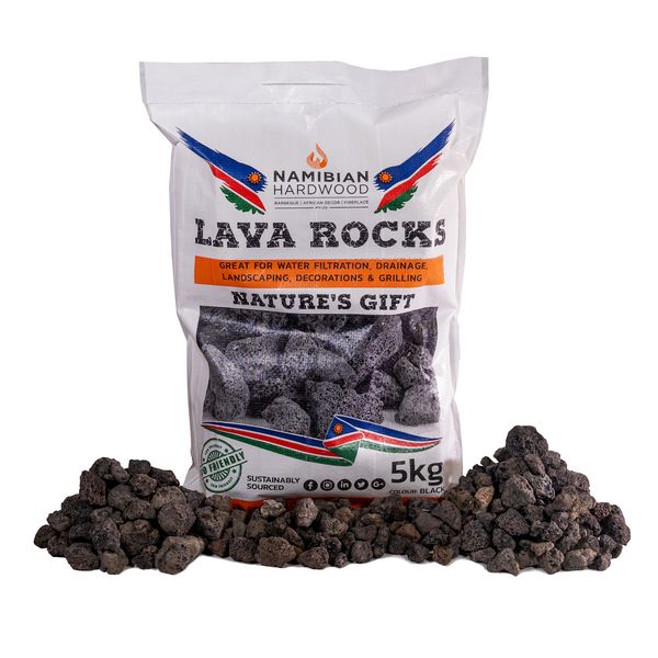 Lava Rocks 5kg Crush 1-3cm