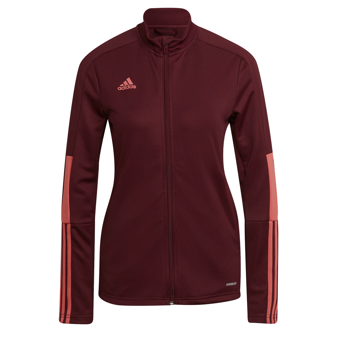 adidas Women's Tiro Training Tracksuit Jacket Red Buy Online in