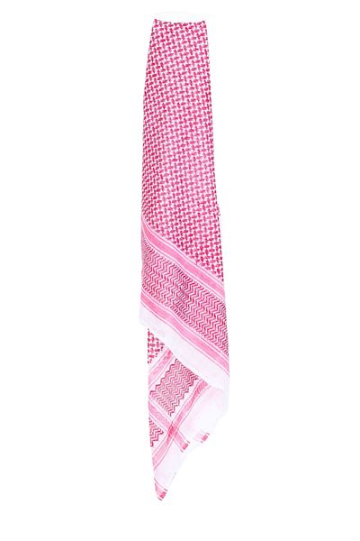 Arab Style Men's Head Scarf Keffiyah for Muslim Cotton Shemagh 110x110cm