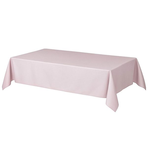 PVC Tablecloth 180cm x 140cm Pink