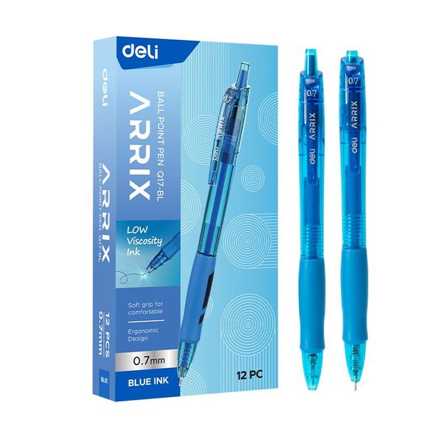 Deli ARRIS Ballpoint Pen 0.7mm Box of 12