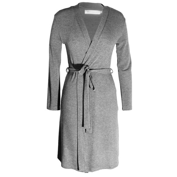 Nucleus - Knit Coat in Grey Melange