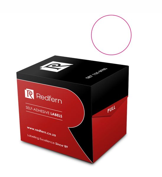 Redfern Round White Label Roll 32mm 5's