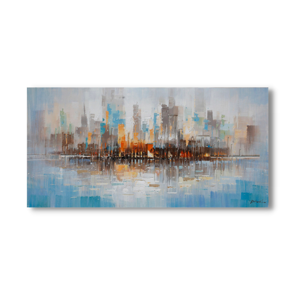 Canvas - Abstract City II 1400x700mm