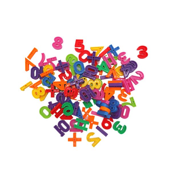 Kids Educational 100 Piece &amp; Numbers Big Block Activity Set