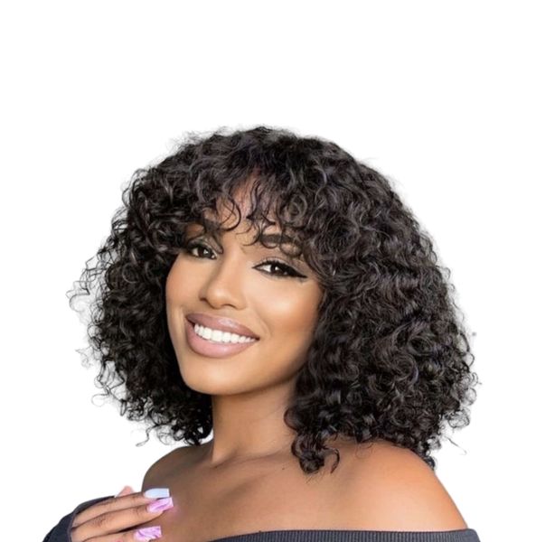 Loose Curl Wig Brazilian Human Hair 10