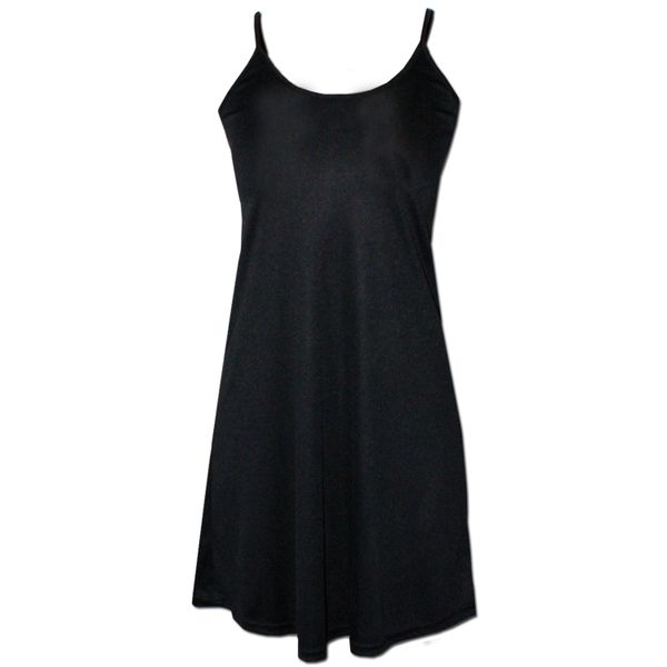 Nucleus Slip Dress in Black
