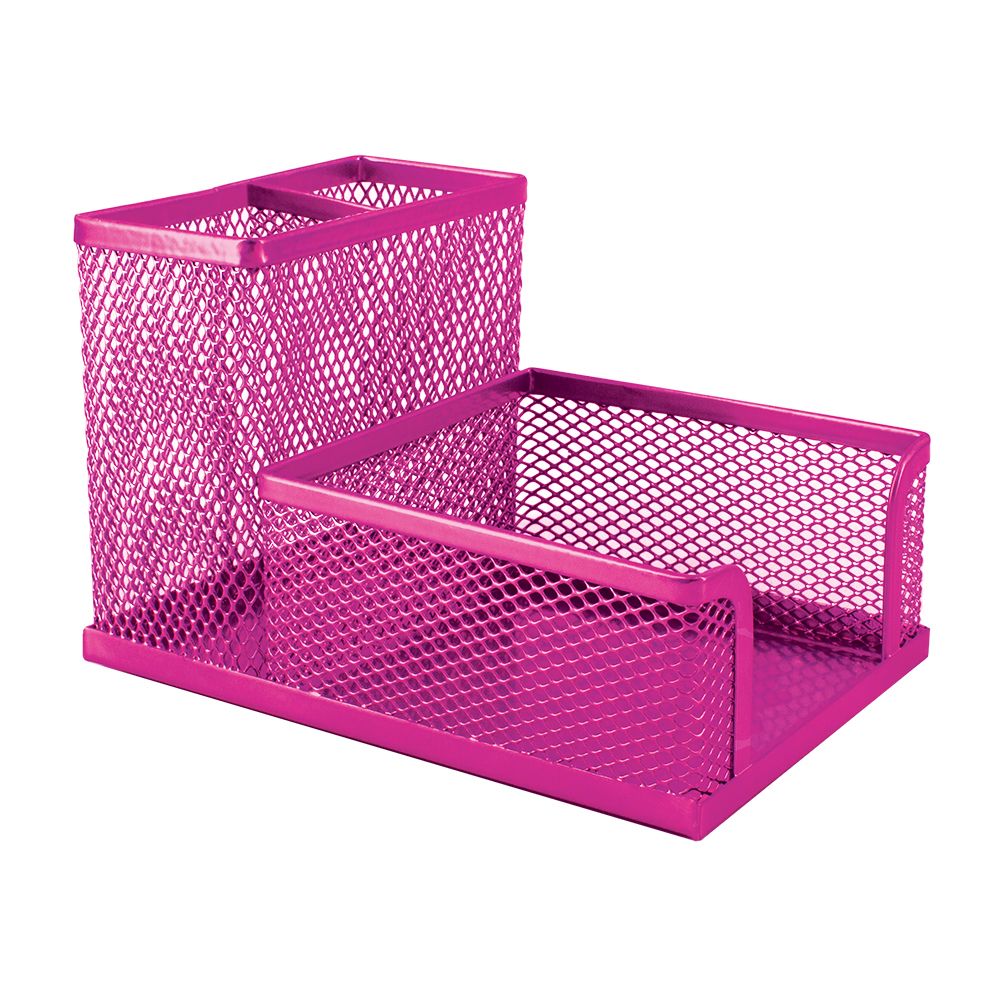 SDS M415 Wire Mesh Metal Cube & Pen Holder Pink Shop Today. Get it