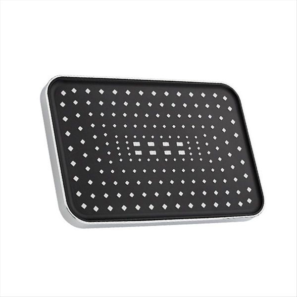 12 Inch High Pressure Top Spray Larger Flow Rainfall Shower- Black