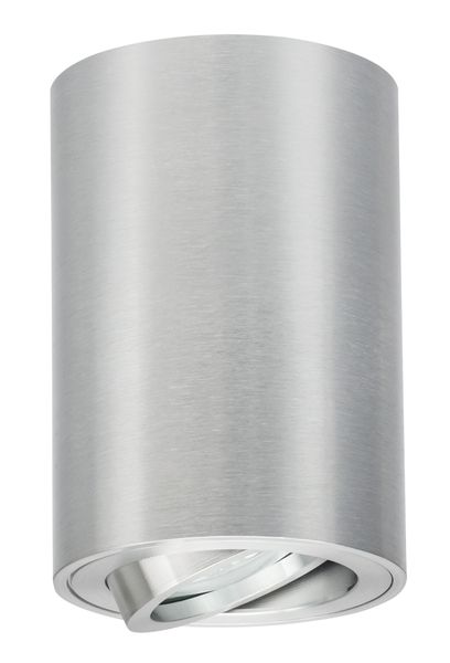 Down Facing Tilt Surface Mount Down lighter Fitting - Silver